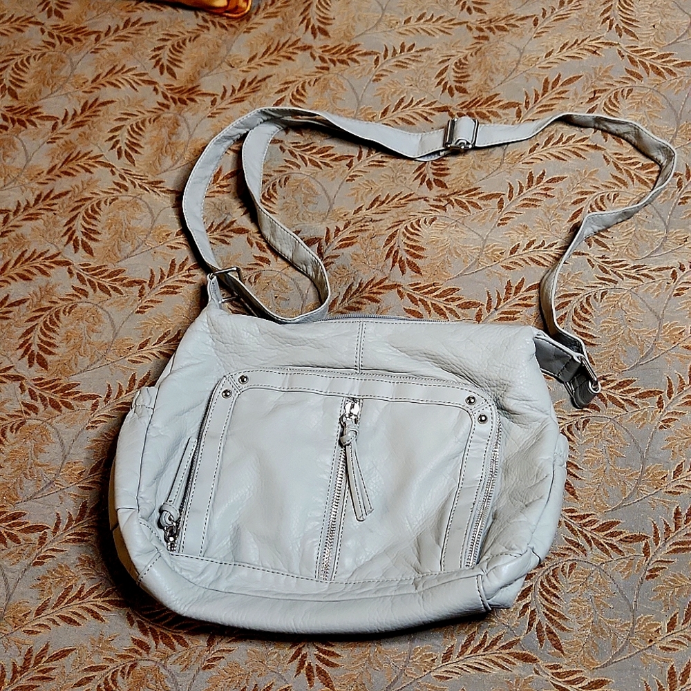 gray purse/Crossbody Shoulder Bag